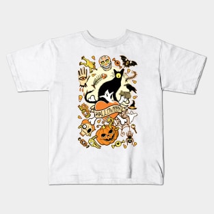 Happy Halloween (yellow) Kids T-Shirt